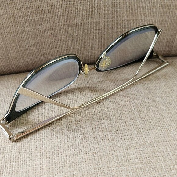 Longchamp Women Eyeglasses Frame Gold/Olive Tone 52[]19 135 Glasses Eye Wear